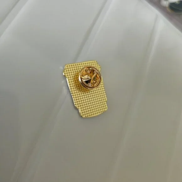 Coffee Cup Tumbler Enamel Pin Jewelry Brooches - Picture 2 of 4